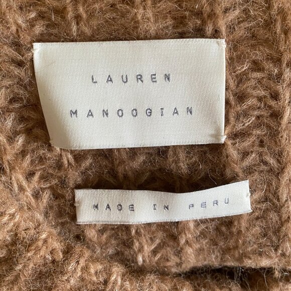 Lauren Manoogian Fisherwoman Pullover - Camel - Size S - Picture 5 of 6